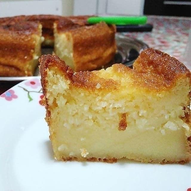 Bolo de Fubá Cremoso