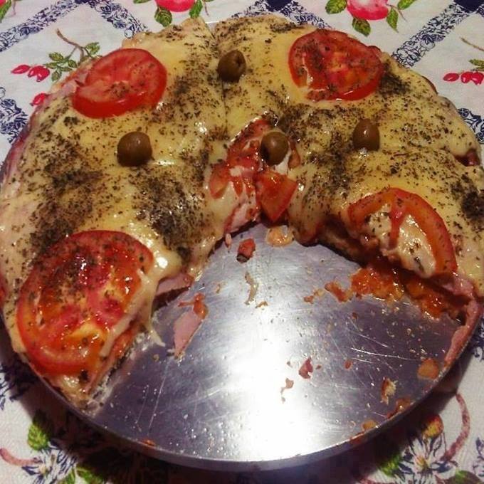 Pizza de Pão de Forma Simples