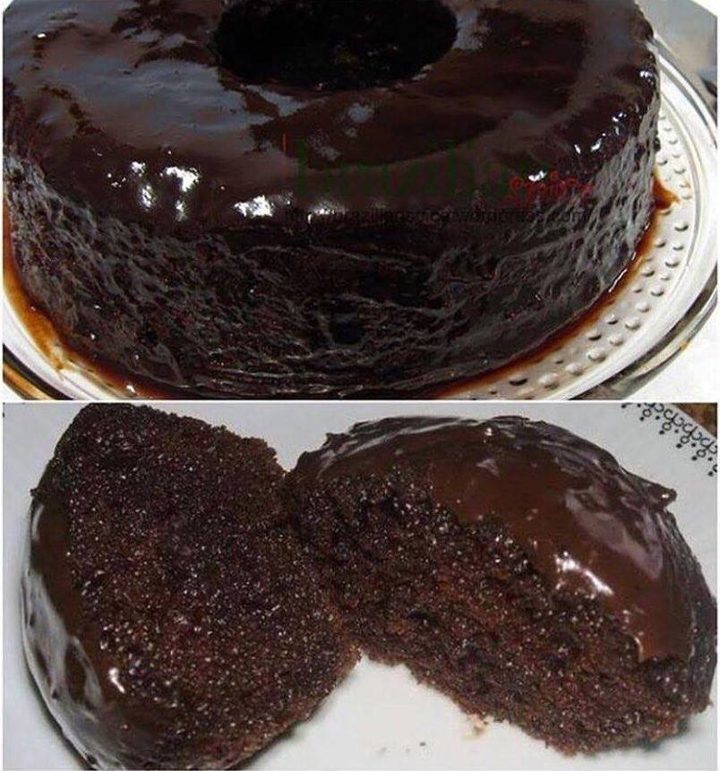 Bolo de Chocolate de Liquidificador