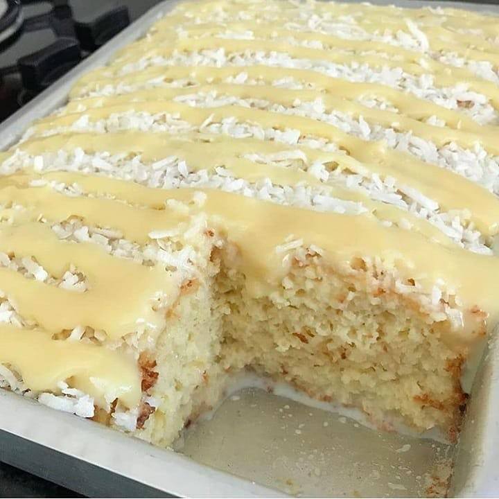 Bolo de Coco Maravilhoso